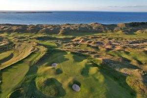Royal Portrush 15th Green Aerial